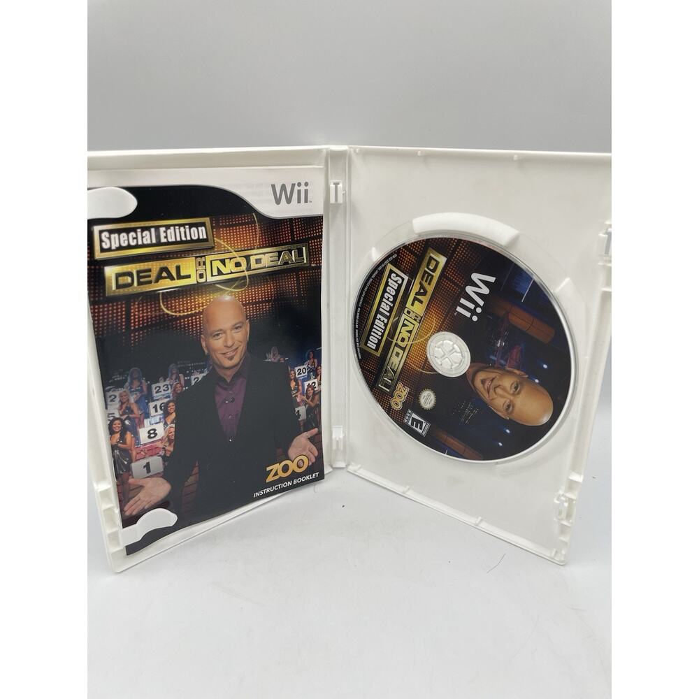 Deal or No Deal (Nintendo Wii, 2009) No Cover Art -Tested, Works, Fast Shipping!